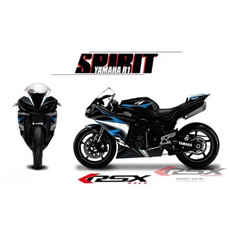 RSX kit déco racing YAMAHA R1 SPIRIT 09-14