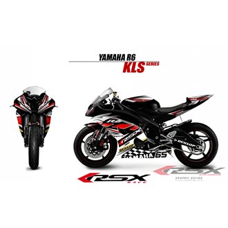 RSX kit déco racing YAMAHA R6 KLS 08-