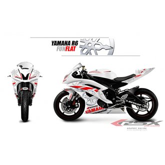 RSX kit déco racing YAMAHA R6 FUNFLAT 08-