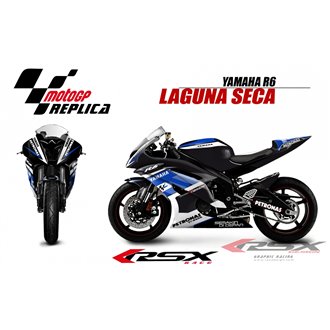 RSX kit déco racing YAMAHA R6 LAGUNA SECA 08-