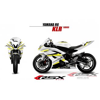 RSX kit déco racing YAMAHA R6 KLR 08-