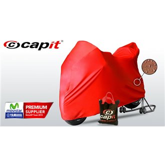 CAPIT Housse moto rouge 