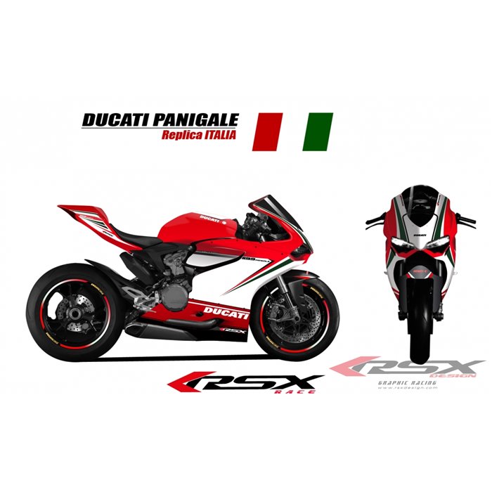 RSX kit déco racing DUCATI 1199 ITALIA