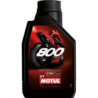 MOTUL huile moteur 100% SYNTHESE  800 2T Factory Line ROAD RACING  1L