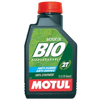MOTUL huile moteur 100% SYNTHESE  bio 2T  1L