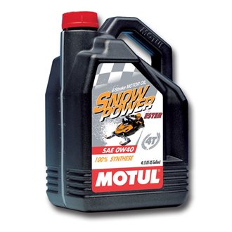 MOTUL huile moteur loisirs 100% SYNTHESE  snowpower 4T  0W40