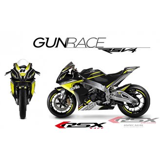 RSX kit déco racing APRILIA RSV4 GUNRACE