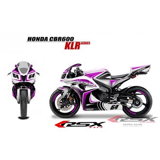 RSX kit déco racing HONDA CBR600 KLR 07-12
