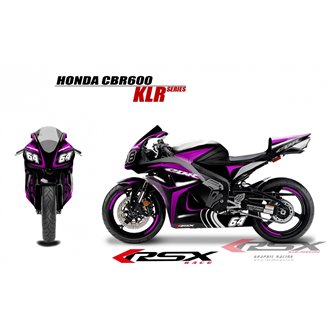RSX kit déco racing HONDA CBR600 KLR 07-12