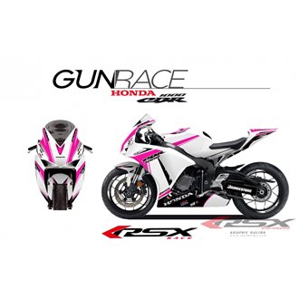 RSX kit déco racing HONDA CBR1000 GUNRACE 12-