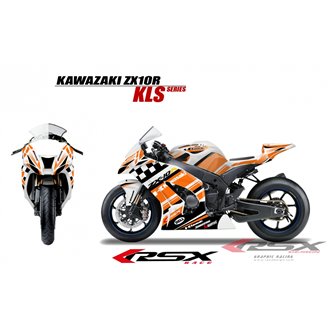 RSX kit déco racing KAWASAKI ZX10R KLS 11-