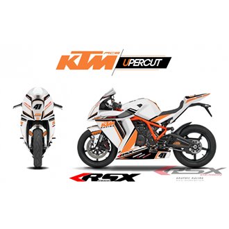 RSX kit déco racing KTM RC8 UPERCUT 08-