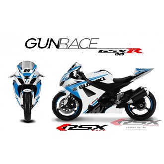 RSX kit déco racing SUZUKI GSXR1000 GUNRACE 05-06