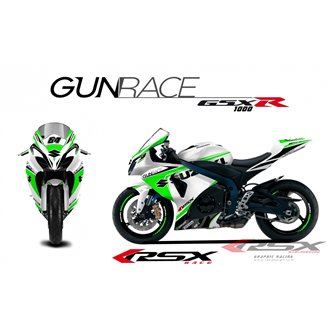RSX kit déco racing SUZUKI GSXR1000 GUNRACE 09-