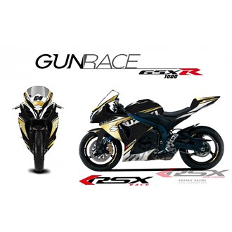 RSX kit déco racing SUZUKI GSXR1000 GUNRACE 09-