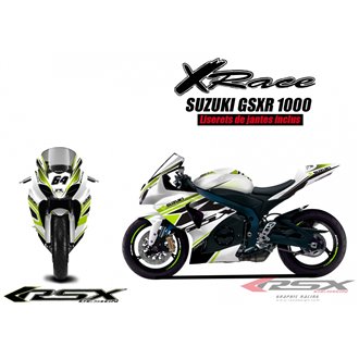 RSX kit déco racing SUZUKI GSXR1000 X-RACE 09-
